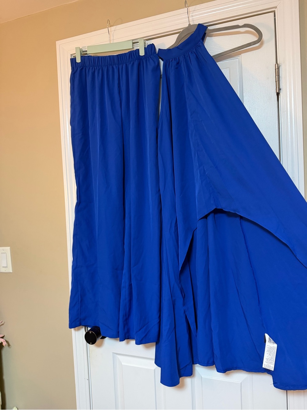 SHEIN Royal Blue Flowy top and pants set
